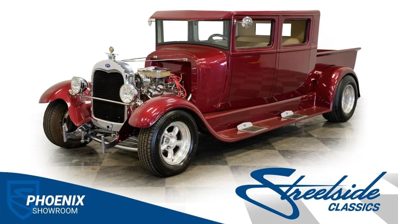 1929 Ford Model A Pickup Crewcab