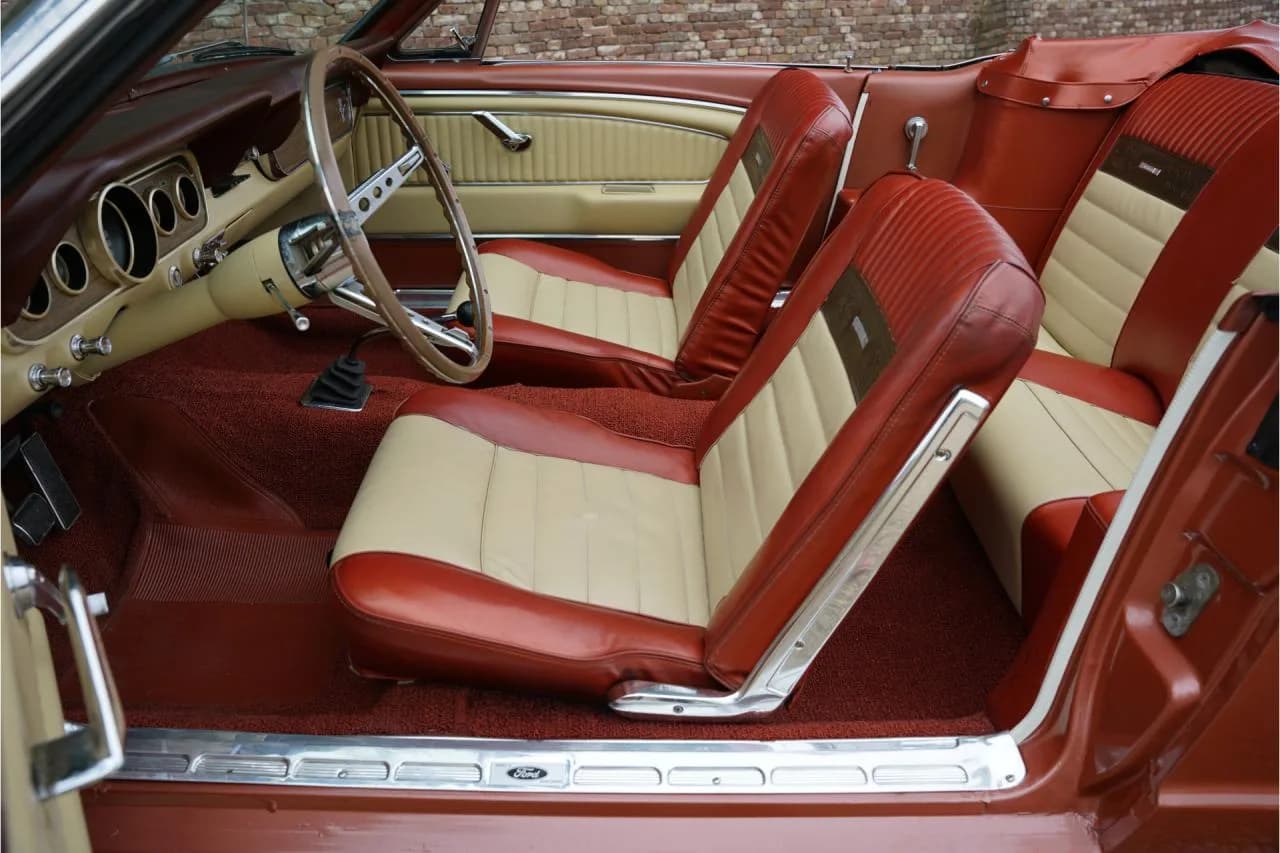 1966 Ford Mustang 289 Convertible Deluxe Emberglo &ldquo;One owner from new&rdquo; - Thumbnail 3