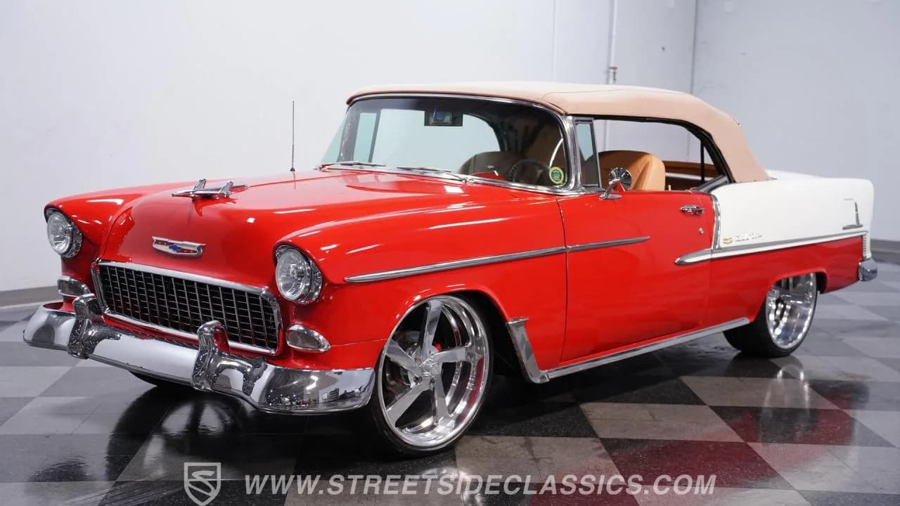 1955 Chevrolet Bel Air Convertible LS3 Restomod - Thumbnail 6