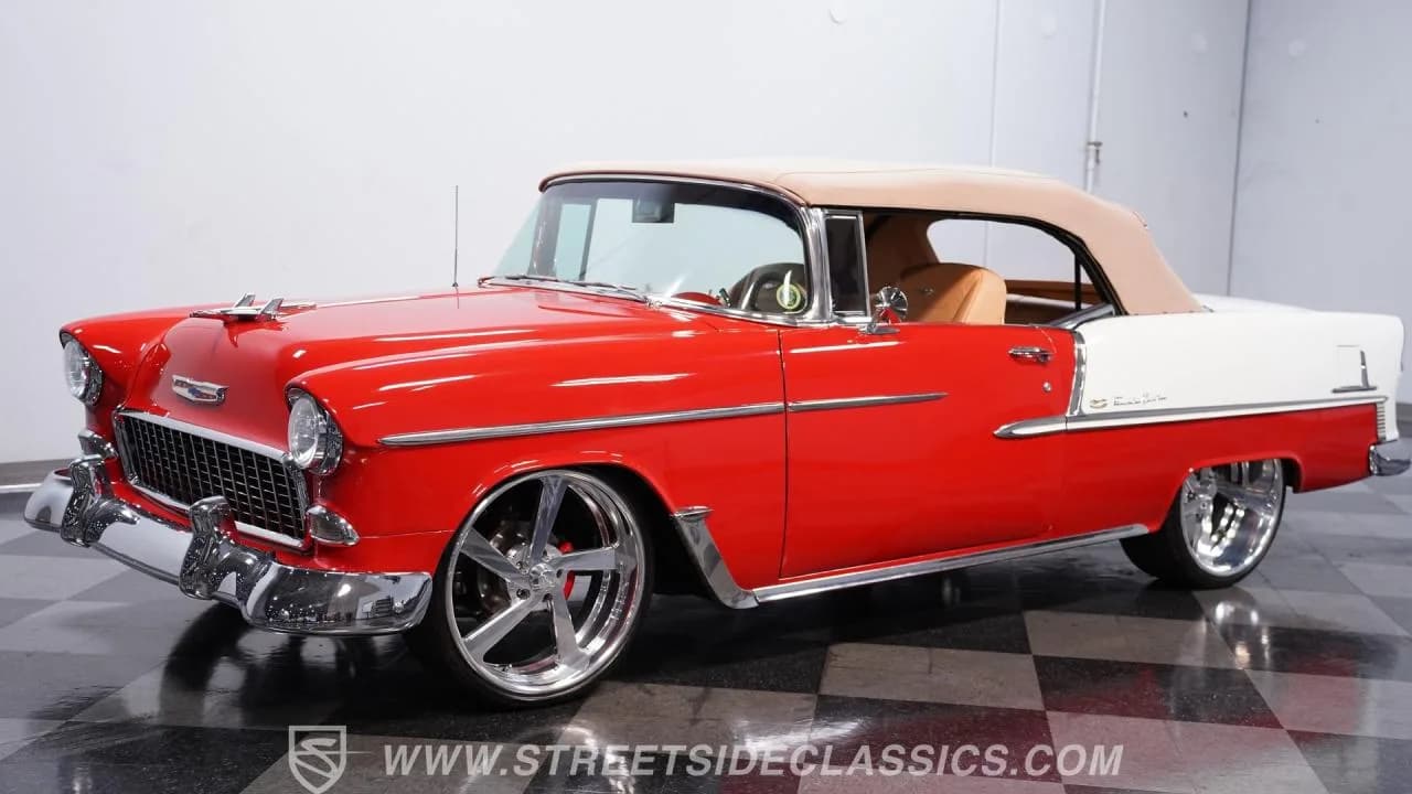1955 Chevrolet Bel Air Convertible LS3 Restomod - Thumbnail 7