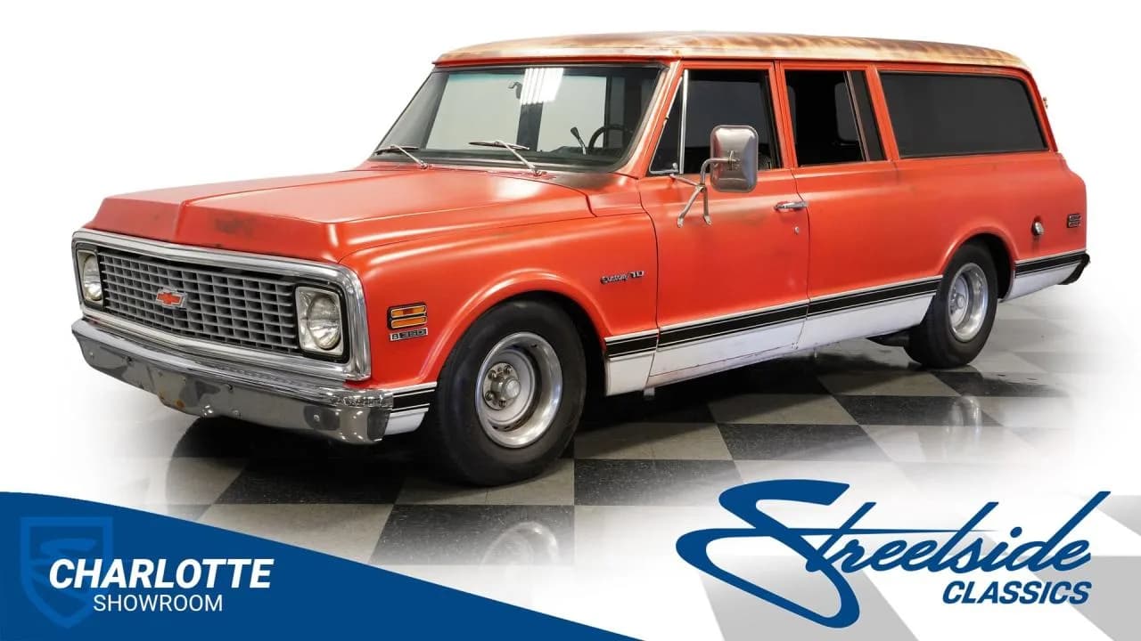 1972 Chevrolet Suburban Patina Restomod