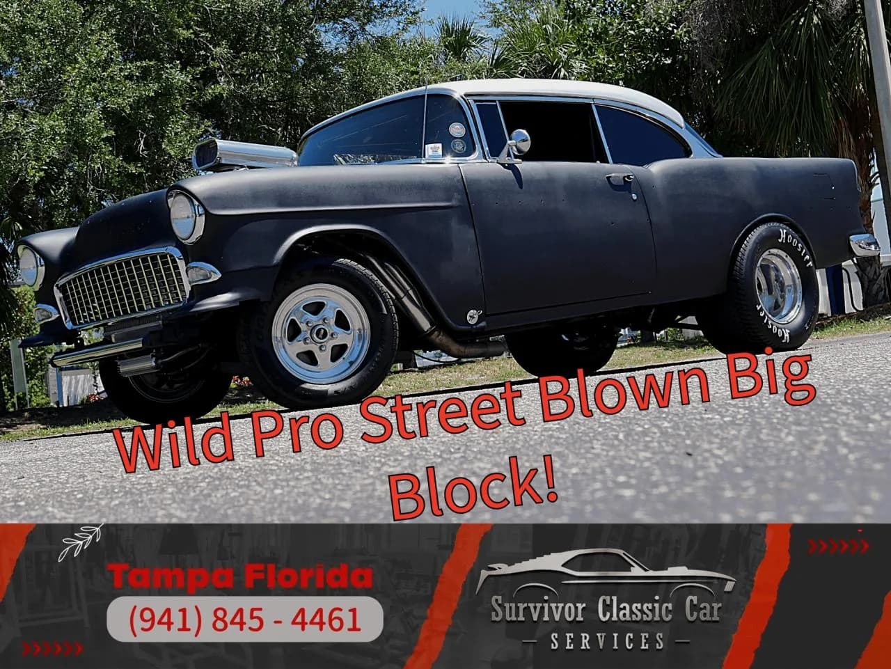 1955 Chevrolet 210 2 Door Hardtop Pro Street - Image 3