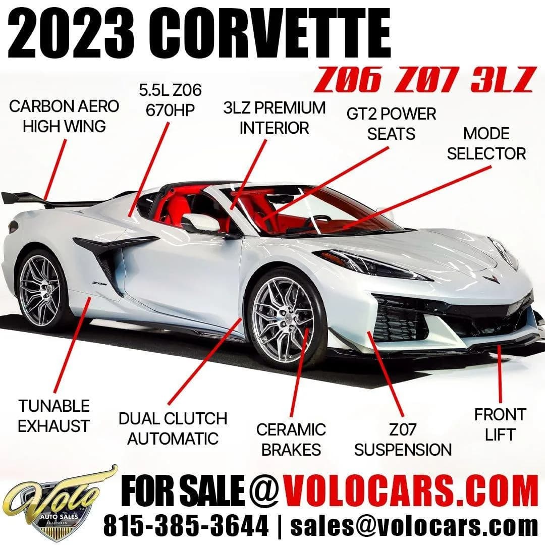 2023 Chevrolet Corvette Z06 Z07 3LZ - Thumbnail 6
