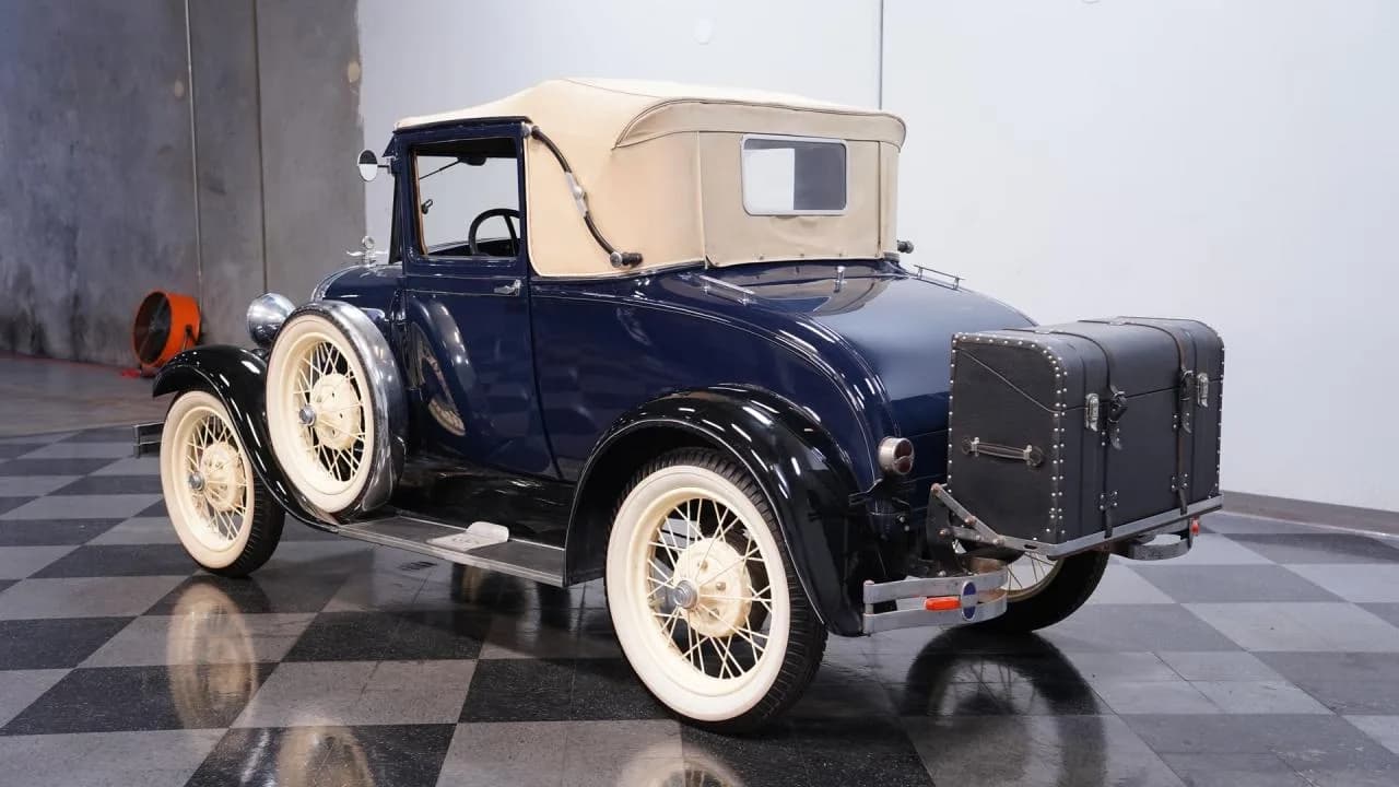 1929 Ford Model A Sport Coupe Rumble Seat - Thumbnail 7
