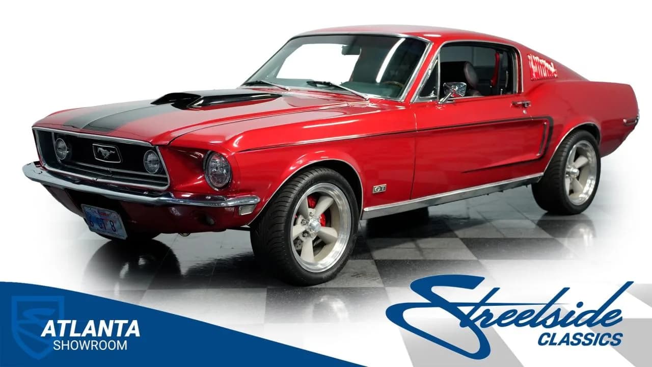 1968 Ford Mustang S Code Fastback GT