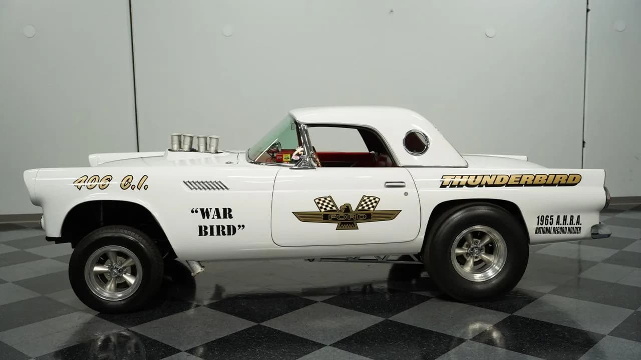 1955 Ford Thunderbird Warbird Gasser Replica - Thumbnail 2