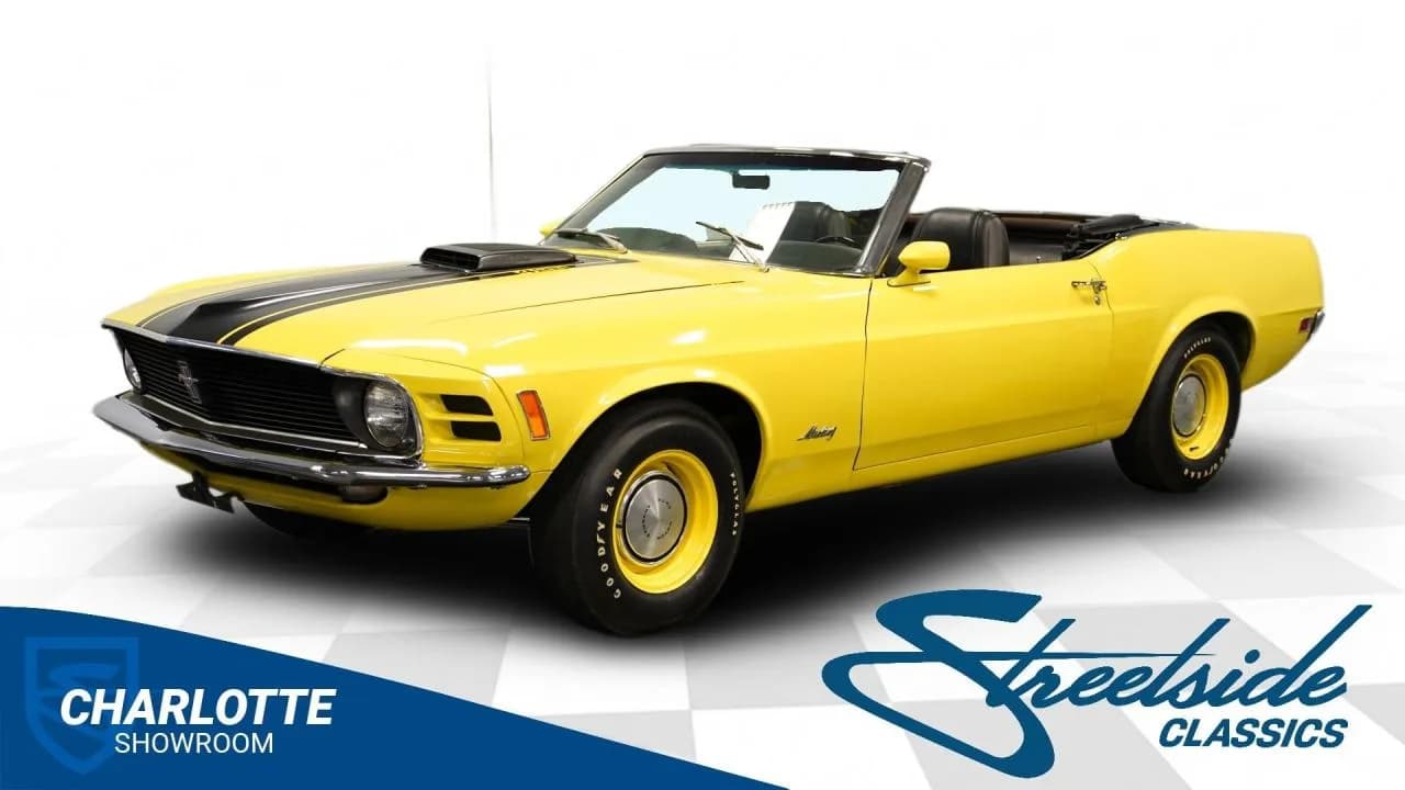 1970 Ford Mustang 428 Cobra Jet Convertible